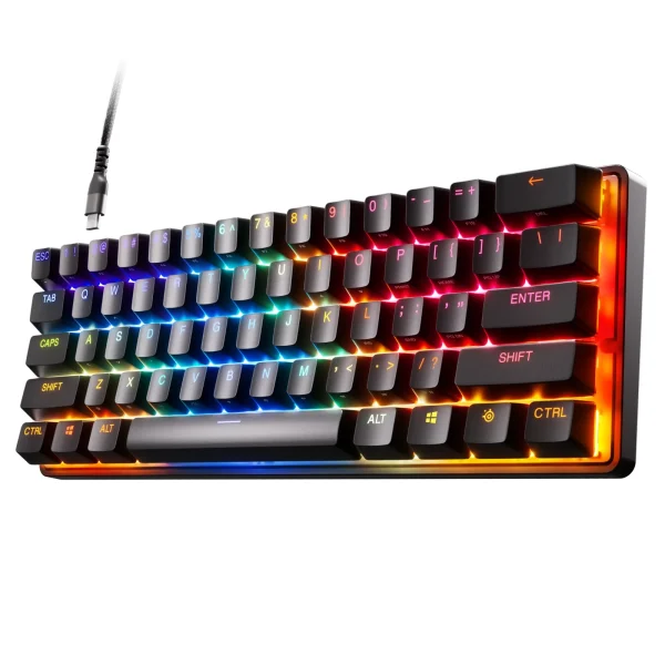 Wired Gaming Keyboard, Knob and Hot Swappable Keys